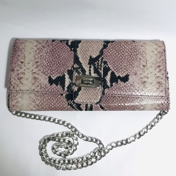 Marina Rinaldi Snakeskin Crossbody Clutch Bag - Picture 5 of 15